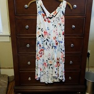 High low floral dress